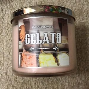 Bath and body works gelato 3 wick candle